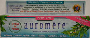 Auromere Toothpaste - Cardamom-Fennel - Foam-Free